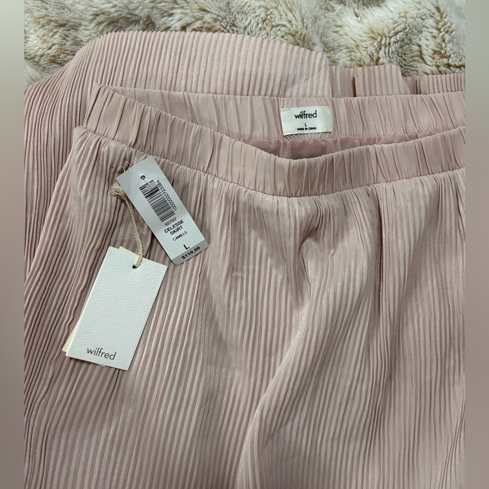 nwt Wilfred “ Celesse Pleated Skit” size L - Picture 5 of 5